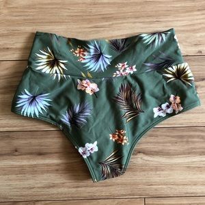 Montce swim high rise bikini bottom M